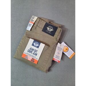 Dockers Khaki Comfort Knit Jean Cut Straight Fit Pant Size W48 X L32